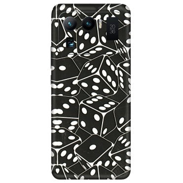 Xiaomi Redmi Phone Skins (All Models) - Big Black Dices - 3D Embossed Finish (L-106) Mi 11 Ultra