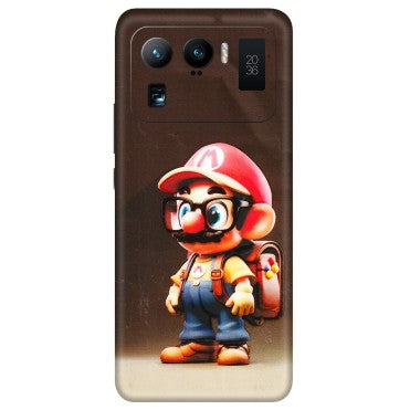 Xiaomi Redmi Phone Skins (All Models) - Little Mario - 3D Embossed Finish (L-119) Mi 11 Ultra