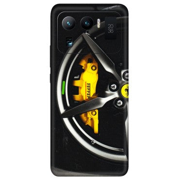Xiaomi Redmi Phone Skins (All Models) - Ferrari Wheel Alloy - 3D Embossed Finish (L-173) Mi 11 Ultra