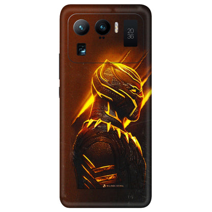 Xiaomi Redmi Phone Skins (All Models) - Gold Black Panther - 3D Embossed Finish (L-181) Mi 11 Ultra