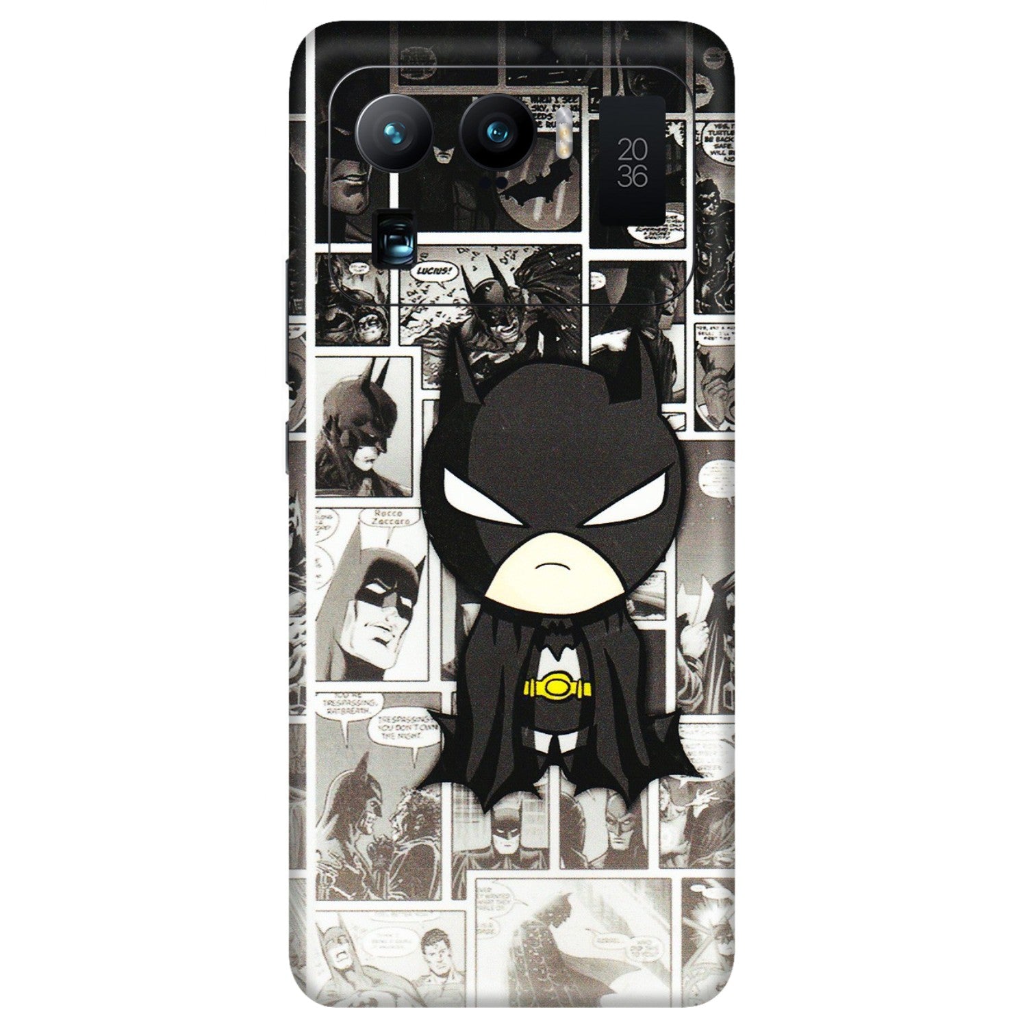 Xiaomi Redmi Phone Skins (All Models) - Toon Batman - 3D Embossed Finish (L-182) Mi 11 Ultra