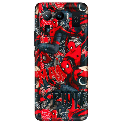 Xiaomi Redmi Phone Skins (All Models) - SpiderMan Cool - 3D Embossed Finish (L-188) Mi 11 Ultra