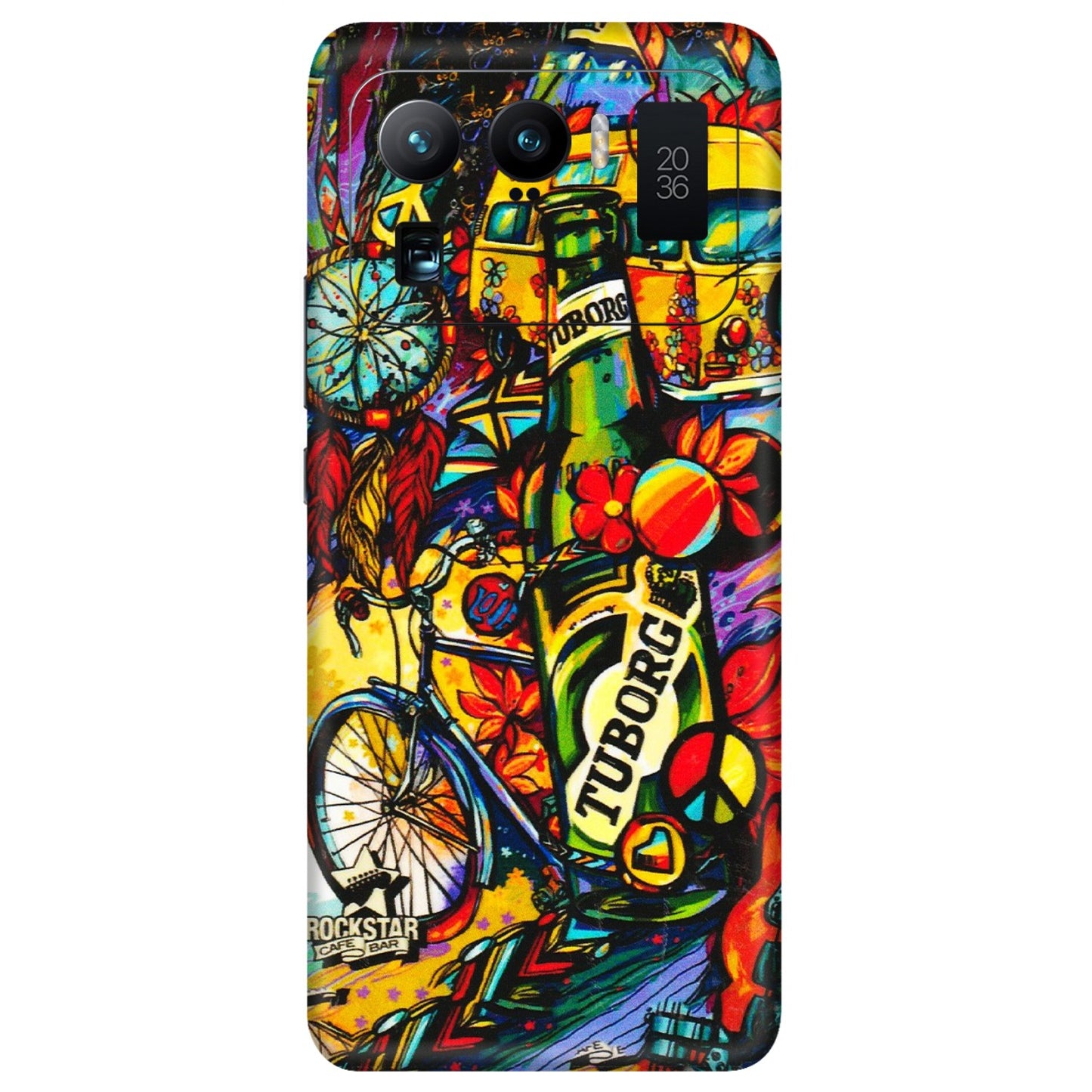 Xiaomi Redmi Phone Skins (All Models) - Cool Beer Bottle - 3D Embossed Finish (L-193) Mi 11 Ultra