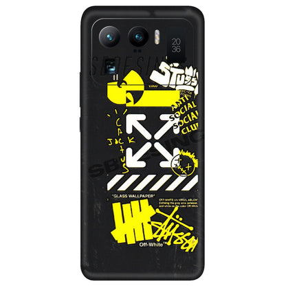 Xiaomi Redmi Phone Skins (All Models) - Anti Social Graffiti - 3D Embossed Finish (L-198) Mi 11 Ultra