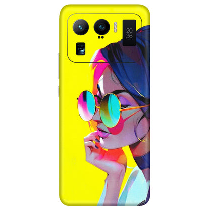Xiaomi Redmi Phone Skins (All Models) - Bold Stylish Girl - 3D Embossed Finish (L-222) Mi 11 Ultra
