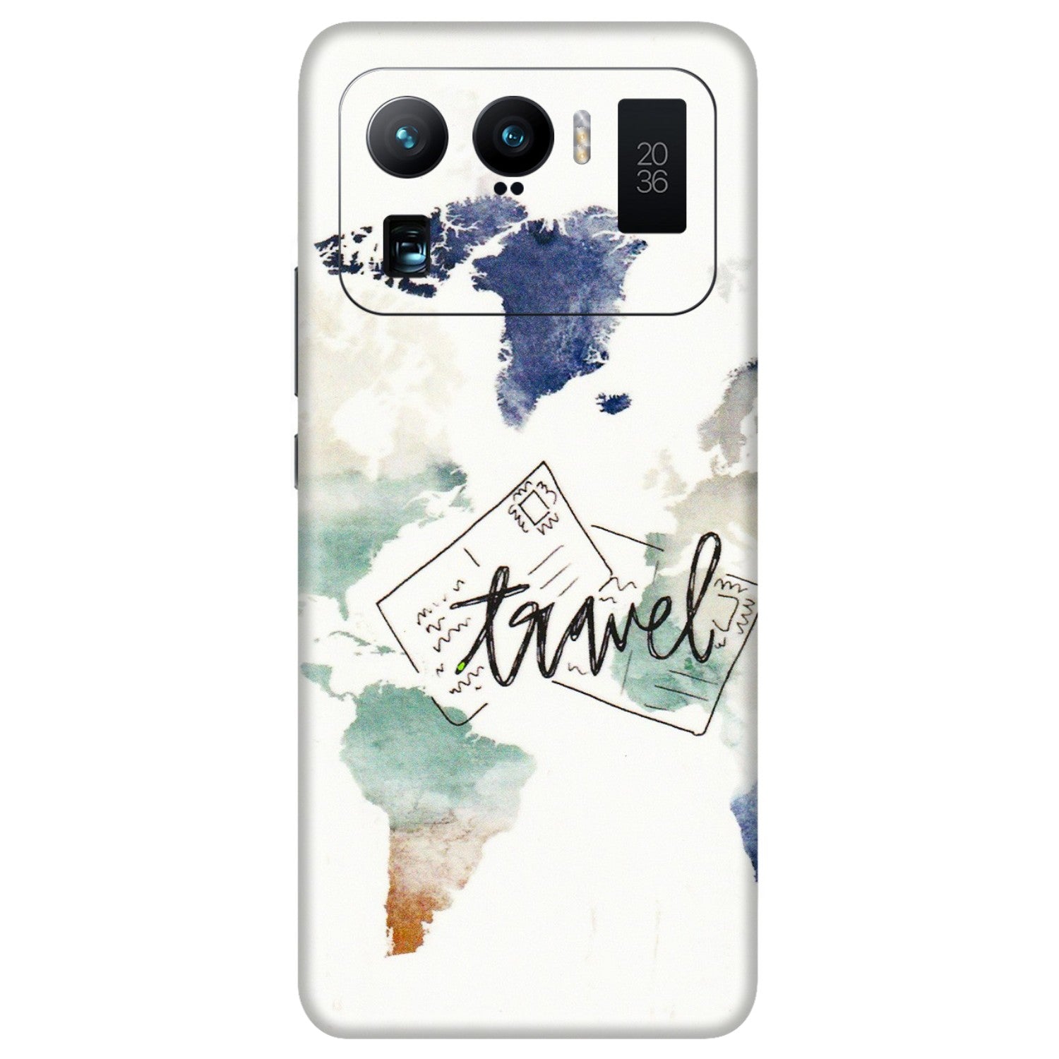 Xiaomi Redmi Phone Skins (All Models) - Travel The World - 3D Embossed Finish (L-232) Mi 11 Ultra