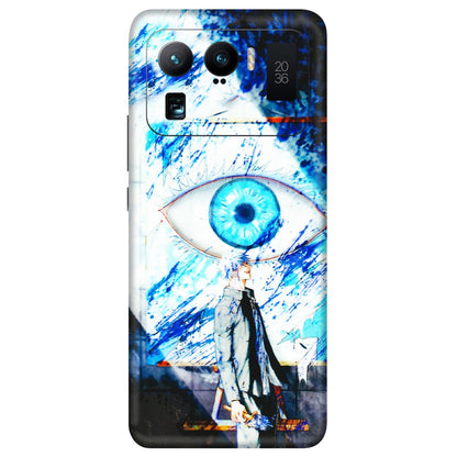 Xiaomi Redmi Phone Skins (All Models) - Gojo Satoru evil eye - 3D Embossed Finish (L-239) Mi 11 Ultra