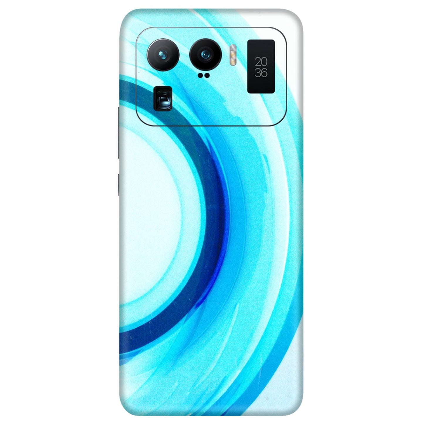 Xiaomi Redmi Phone Skins (All Models) - The Blue Curve - 3D Embossed Finish (L-244) Mi 11 Ultra