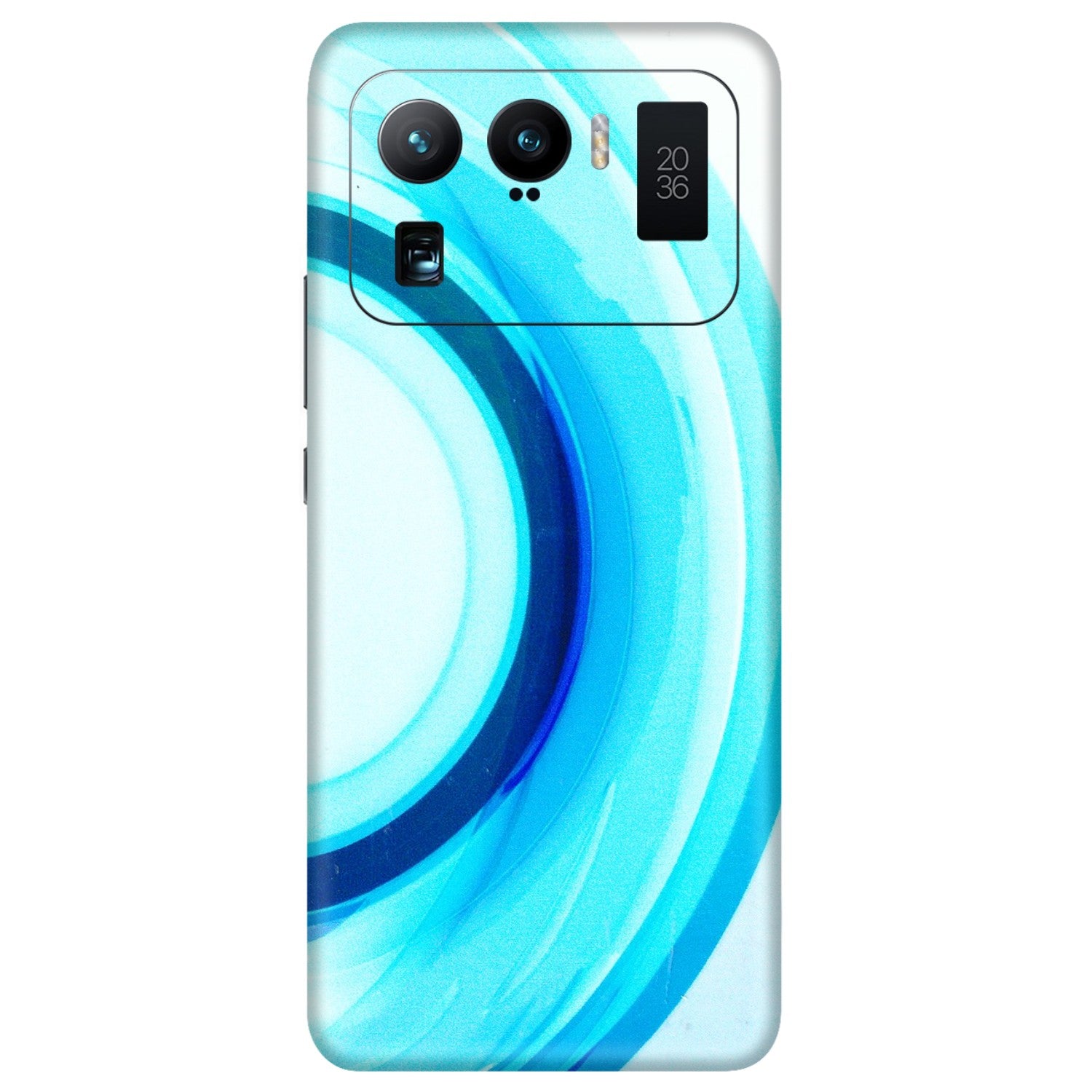 Xiaomi Redmi Phone Skins (All Models) - The Blue Curve - 3D Embossed Finish (L-244) Mi 11 Ultra
