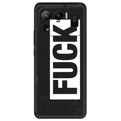 Xiaomi Redmi Phone Skins (All Models) - The F Word - 3D Embossed Finish (L-255) Mi 11 Ultra