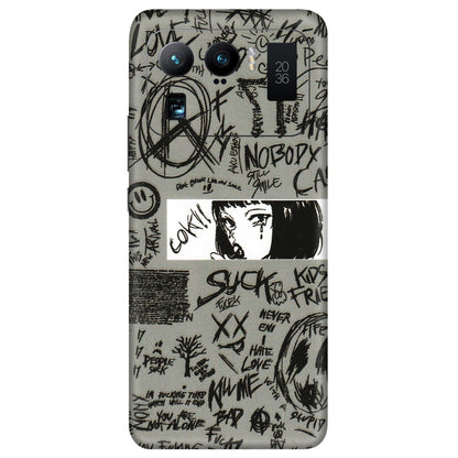 Xiaomi Redmi Phone Skins (All Models) - Never Have Love Anime - 3D Embossed Finish (L-260) Mi 11 Ultra