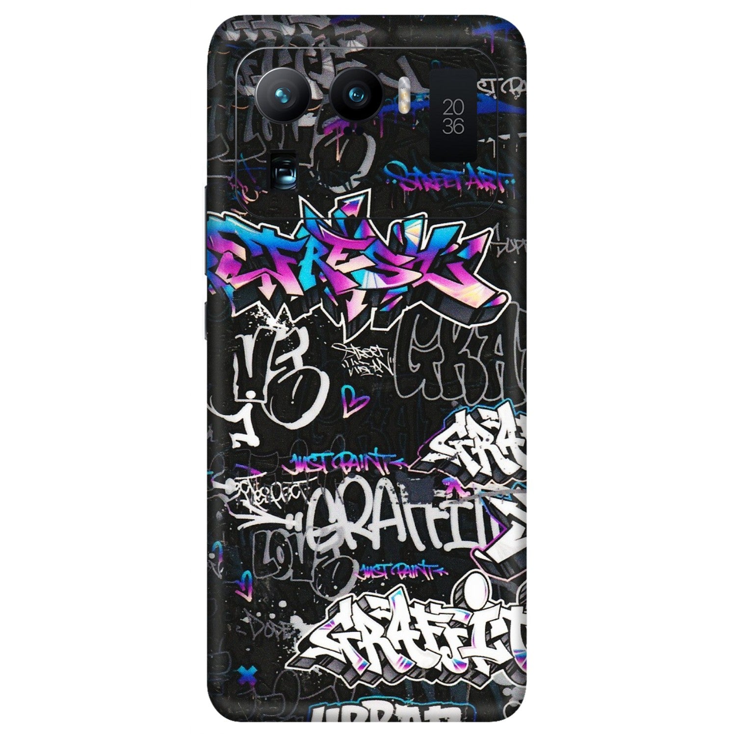 Xiaomi Redmi Phone Skins (All Models) - Graffiti Killer - 3D Embossed Finish (L-274) Mi 11 Ultra