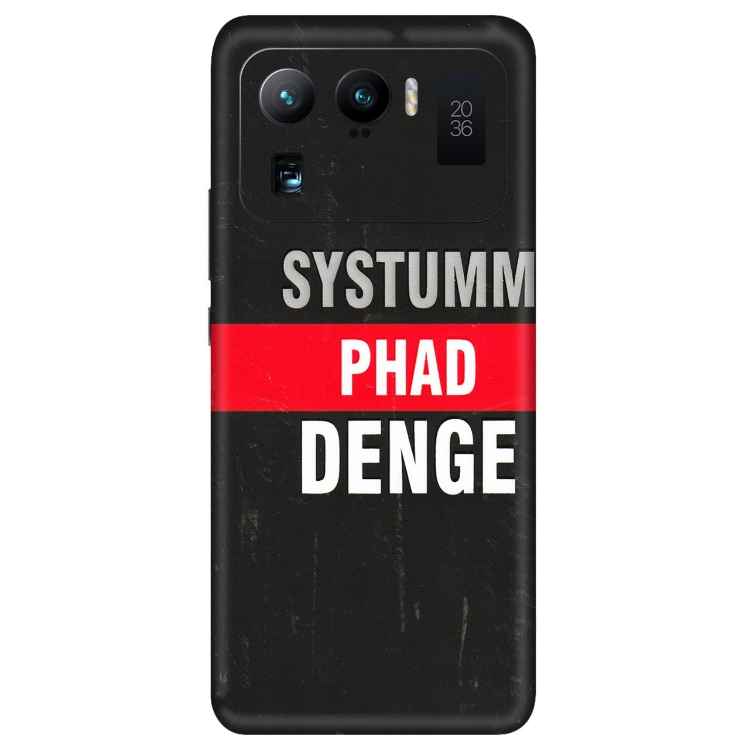 Xiaomi Redmi Phone Skins (All Models) - Systumm Phad Denge - 3D Embossed Finish (L-278) Mi 11 Ultra