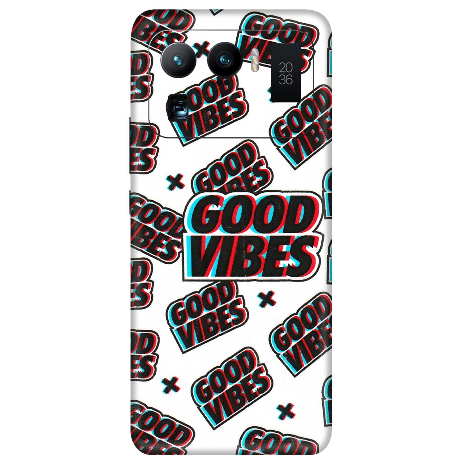 Xiaomi Redmi Phone Skins (All Models) - Good Vibes - 3D Embossed Finish (L-282) Mi 11 Ultra