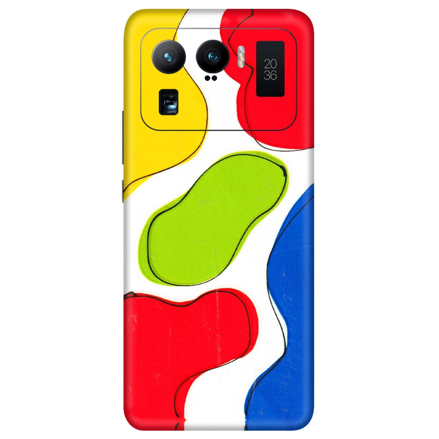 Xiaomi Redmi Phone Skins (All Models) - RGB Colour Paint - 3D Embossed Finish (L-284) Mi 11 Ultra