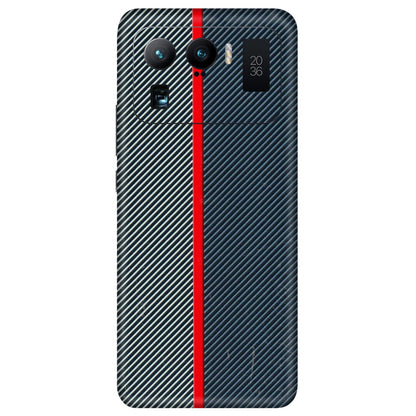 Xiaomi Redmi Phone Skins (All Models) - Blue Sober Lines - 3D Embossed Finish (L-305) Mi 11 Ultra
