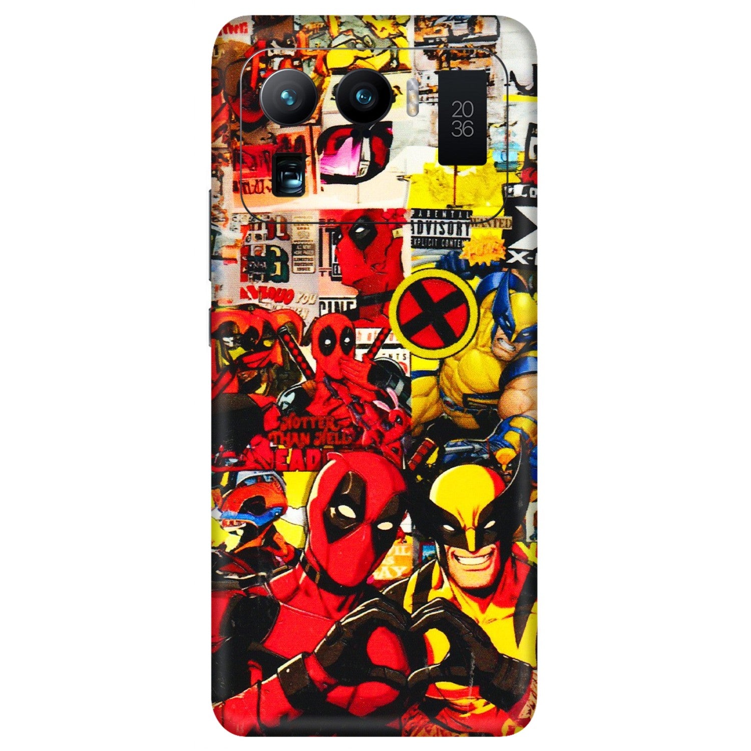 Xiaomi Redmi Phone Skins (All Models) - Spidy Wolverine - 3D Embossed Finish (L-310) Mi 11 Ultra