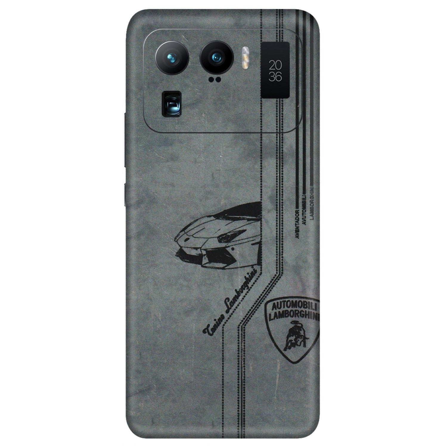 Xiaomi Redmi Phone Skins (All Models) - New Lamborgini Aventador - 3D Embossed Finish (L-321) Mi 11 Ultra