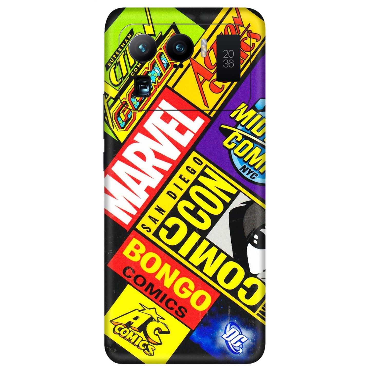 Xiaomi Redmi Phone Skins (All Models) - Bongo Comic Con - 3D Embossed Finish (L-325) Mi 11 Ultra