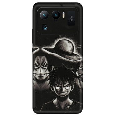 Xiaomi Redmi Phone Skins (All Models) - Black Luffy Hat - 3D Embossed Finish (L-57) Mi 11 Ultra