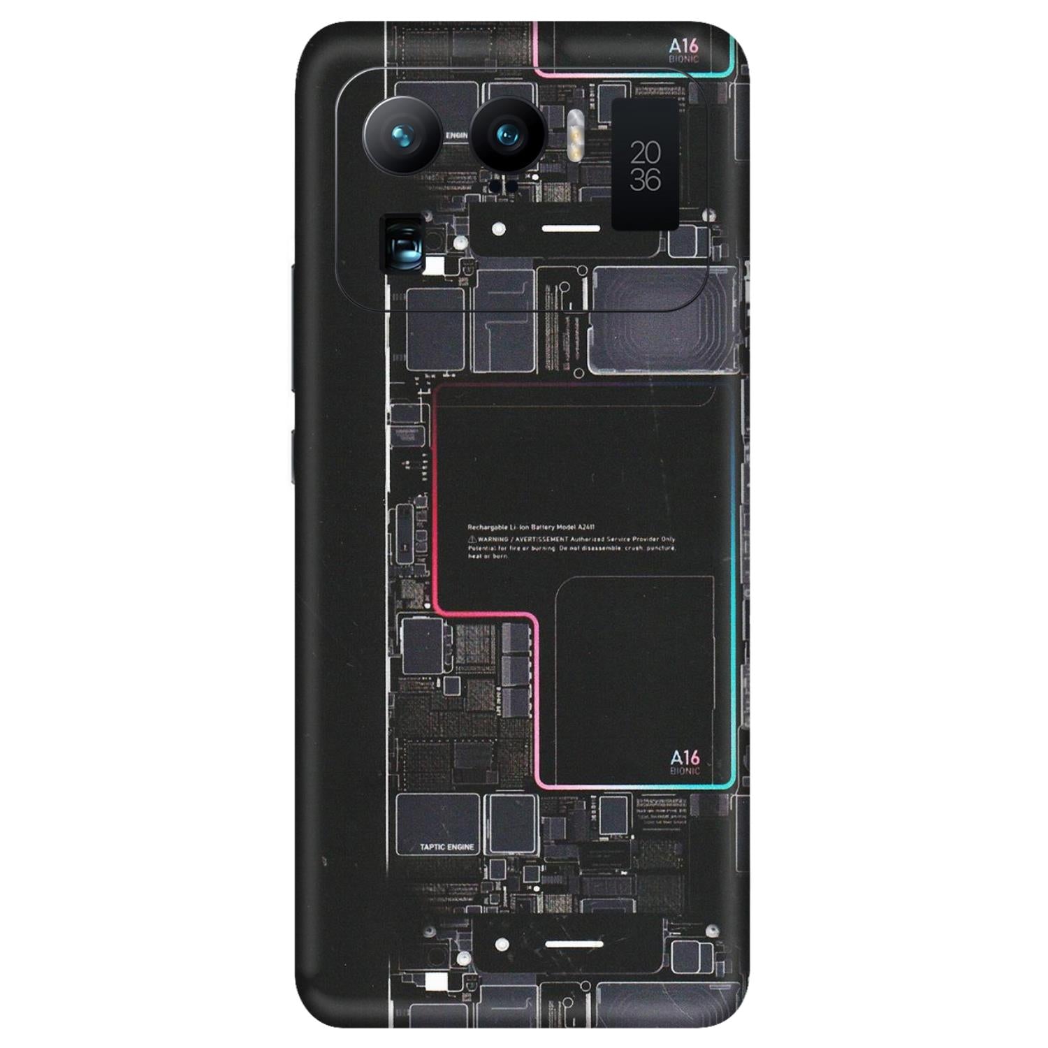 Xiaomi Redmi Phone Skins (All Models) - Motherboard Circuit Layout - Matte Finish (M-117) Mi 11 Ultra