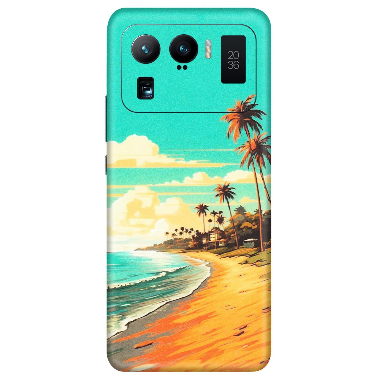 Xiaomi Redmi Phone Skins (All Models) - Miami Beach - Matte Finish (M-136) Mi 11 Ultra