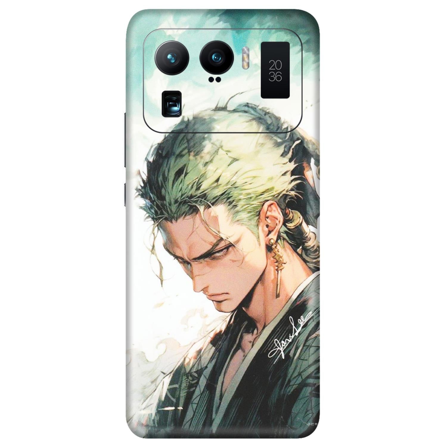 Xiaomi Redmi Phone Skins (All Models) - Pirate Hunter One Piece Anime - Matte Finish (M-157) Mi 11 Ultra
