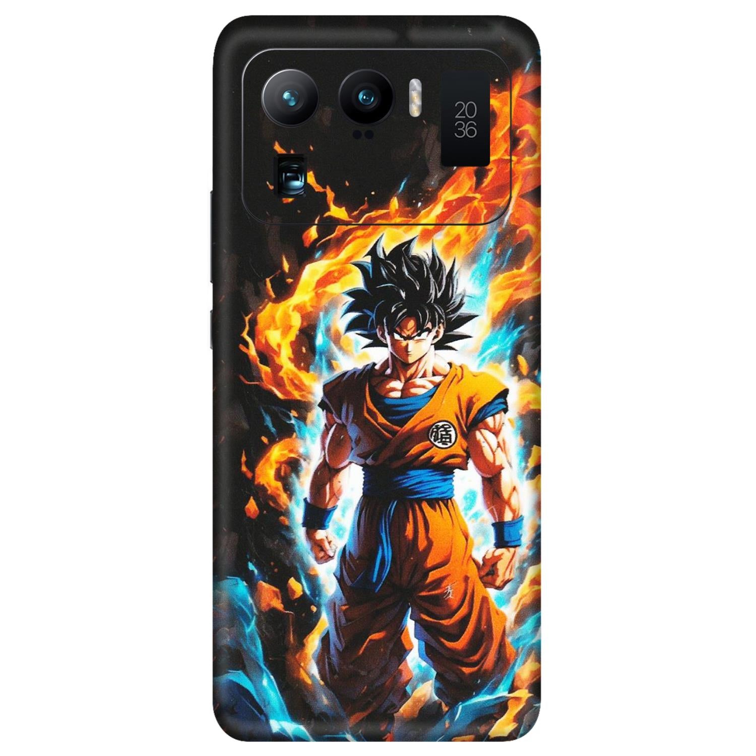 Xiaomi Redmi Phone Skins (All Models) - Goku Transformation Anime - Matte Finish (M-159) Mi 11 Ultra