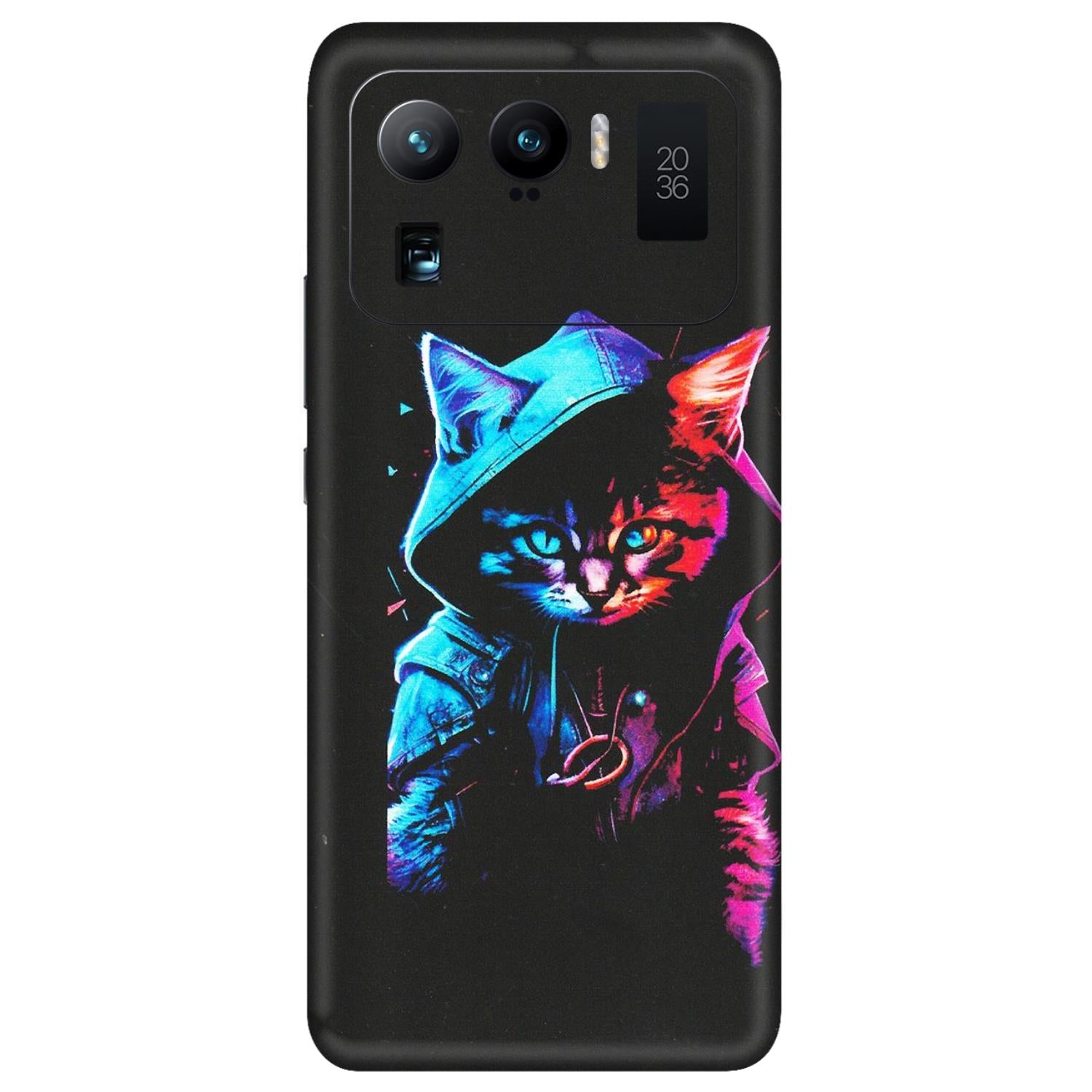 Xiaomi Redmi Phone Skins (All Models) - Cyberpunk Cat - Matte Finish (M-45) Mi 11 Ultra