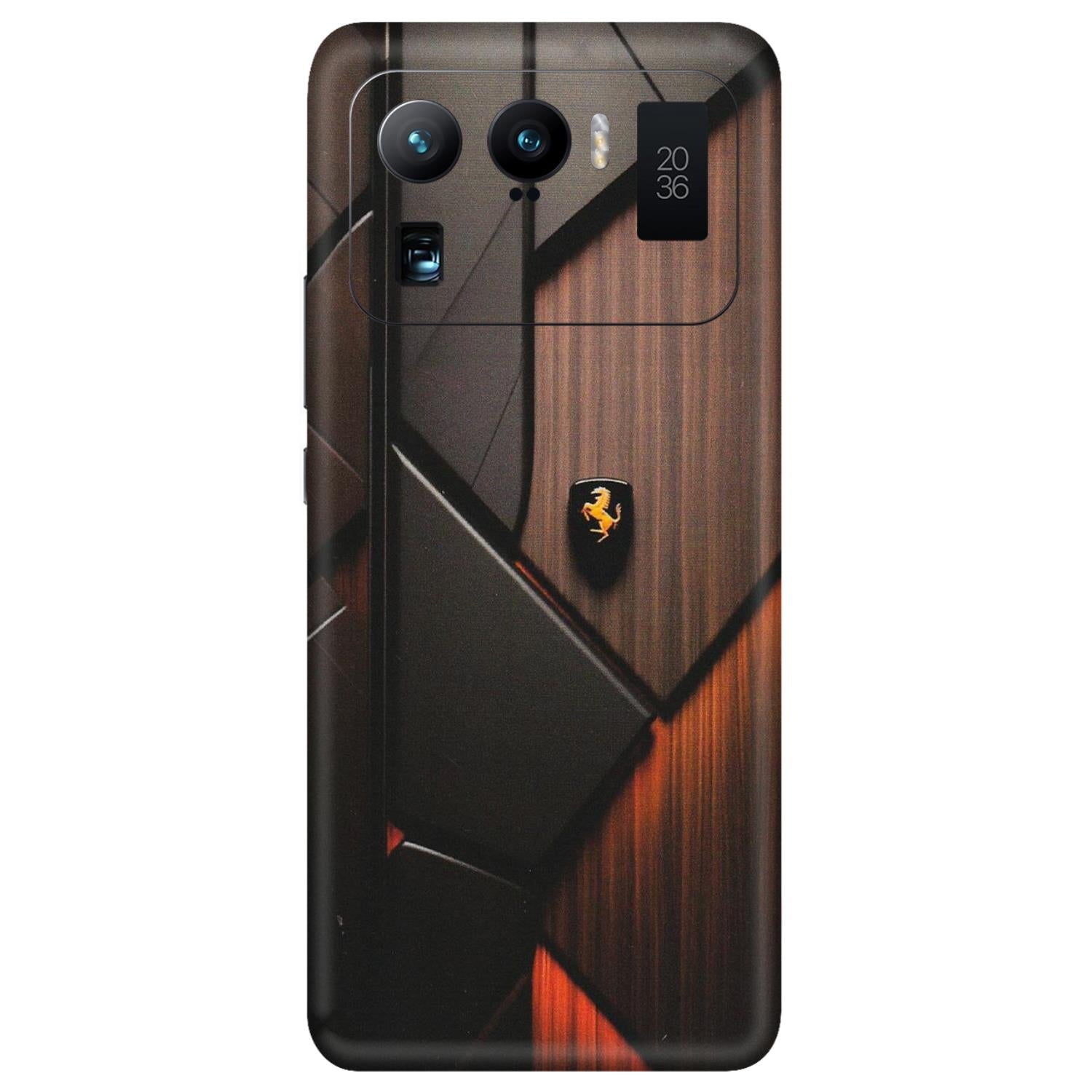 Xiaomi Redmi Phone Skins (All Models) - Lambo Beauty Wood Pattern Sober - Matte Finish (M-51) Mi 11 Ultra