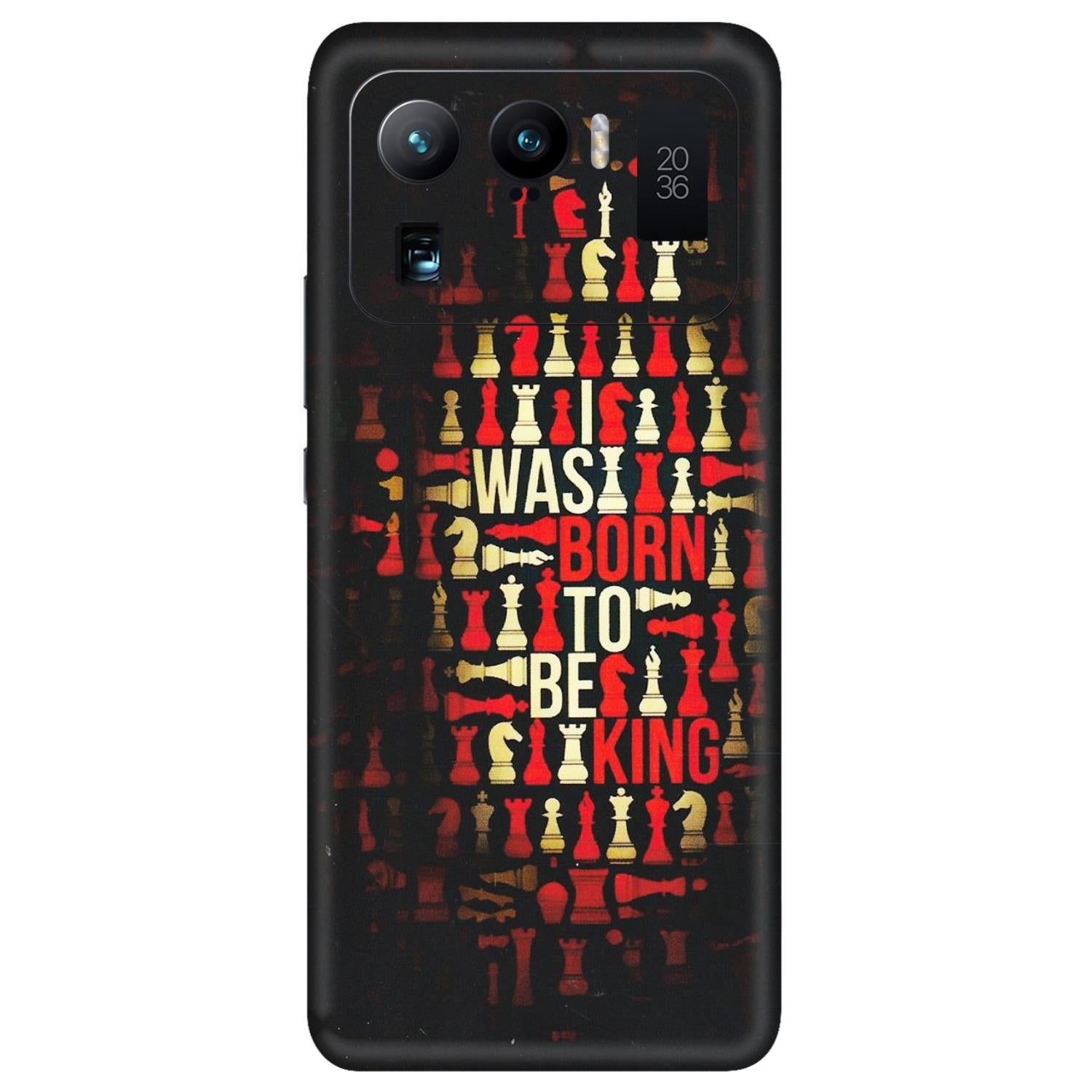 Xiaomi Redmi Phone Skins (All Models) - Born To Be King - Matte Finish (M-73) Mi 11 Ultra