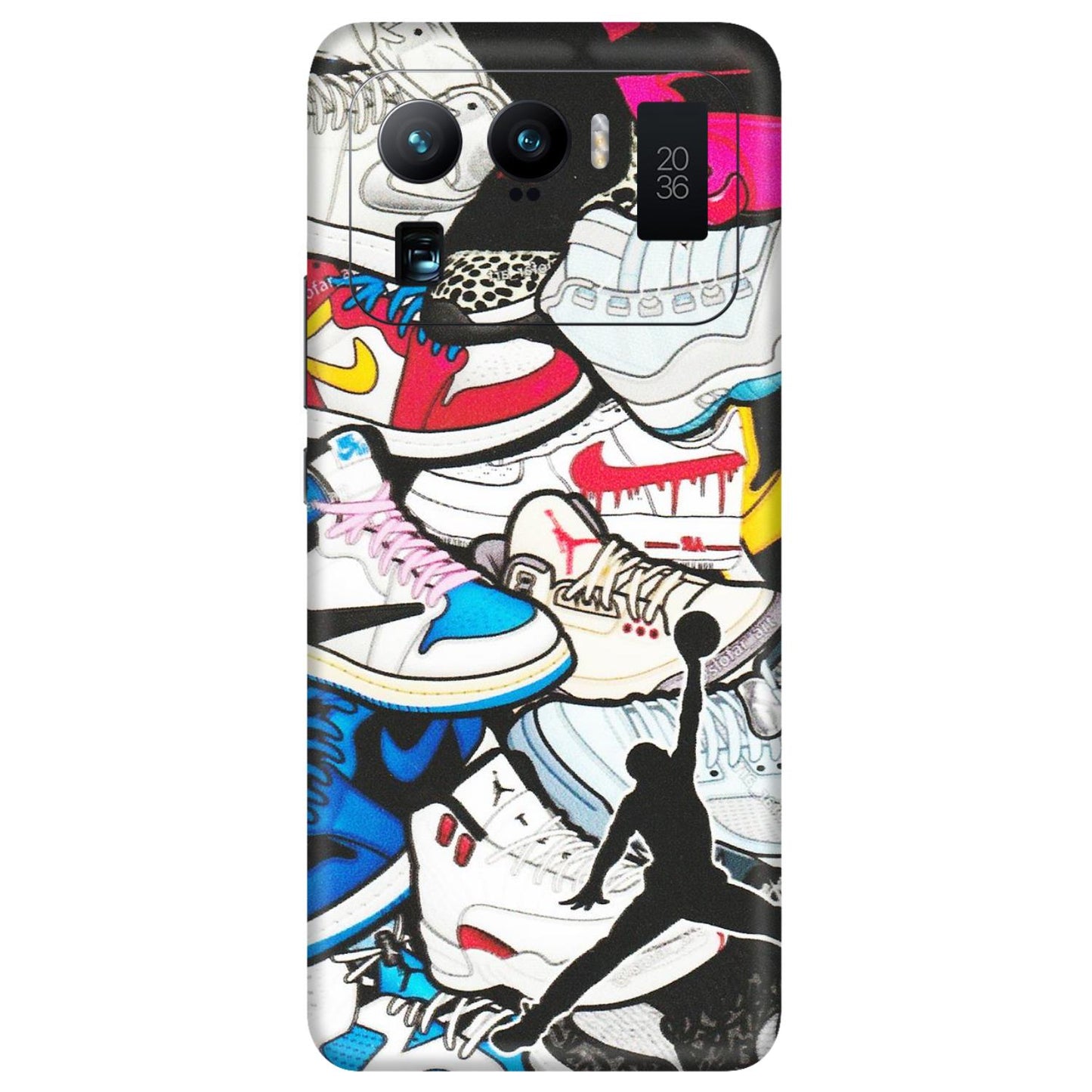 Xiaomi Redmi Phone Skins (All Models) - Jordan Sneakers Fan - Matte Finish (M-80) Mi 11 Ultra