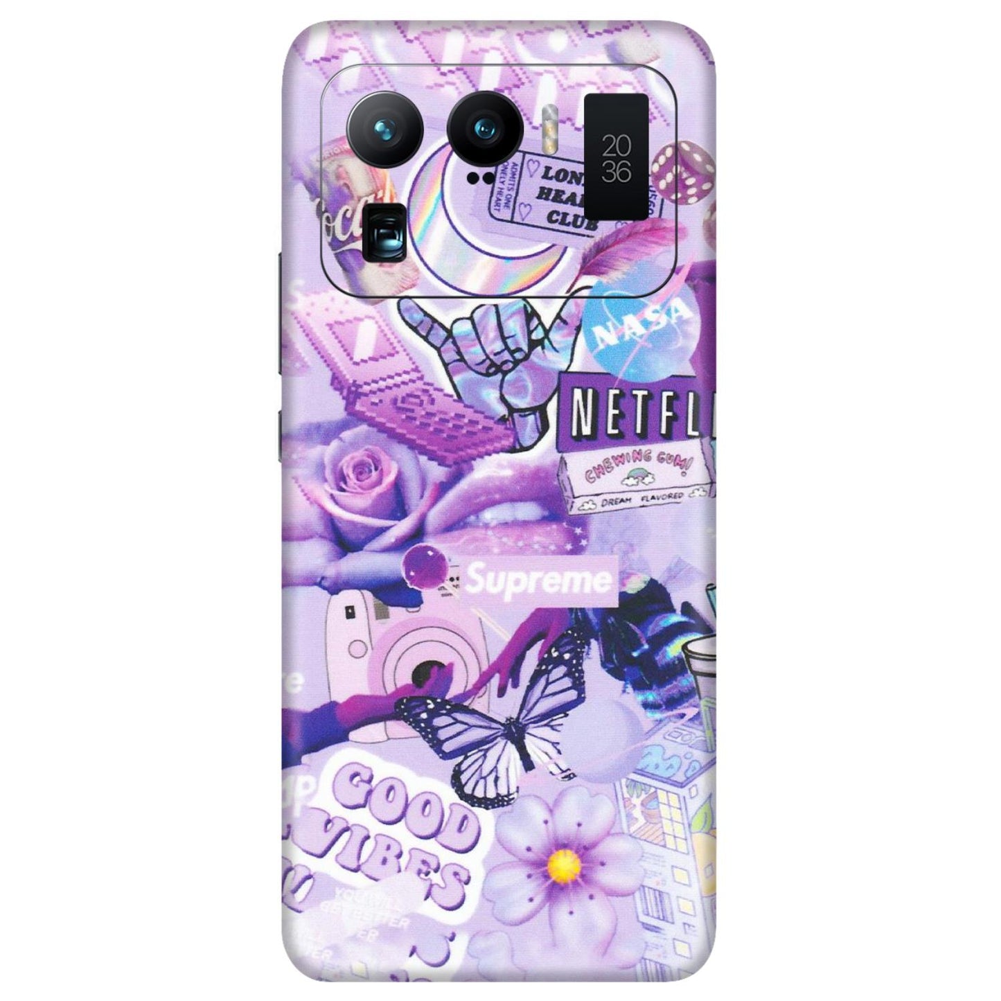 Xiaomi Redmi Phone Skins (All Models) - Supreme Purple Magic - Matte Finish (M-88) Mi 11 Ultra