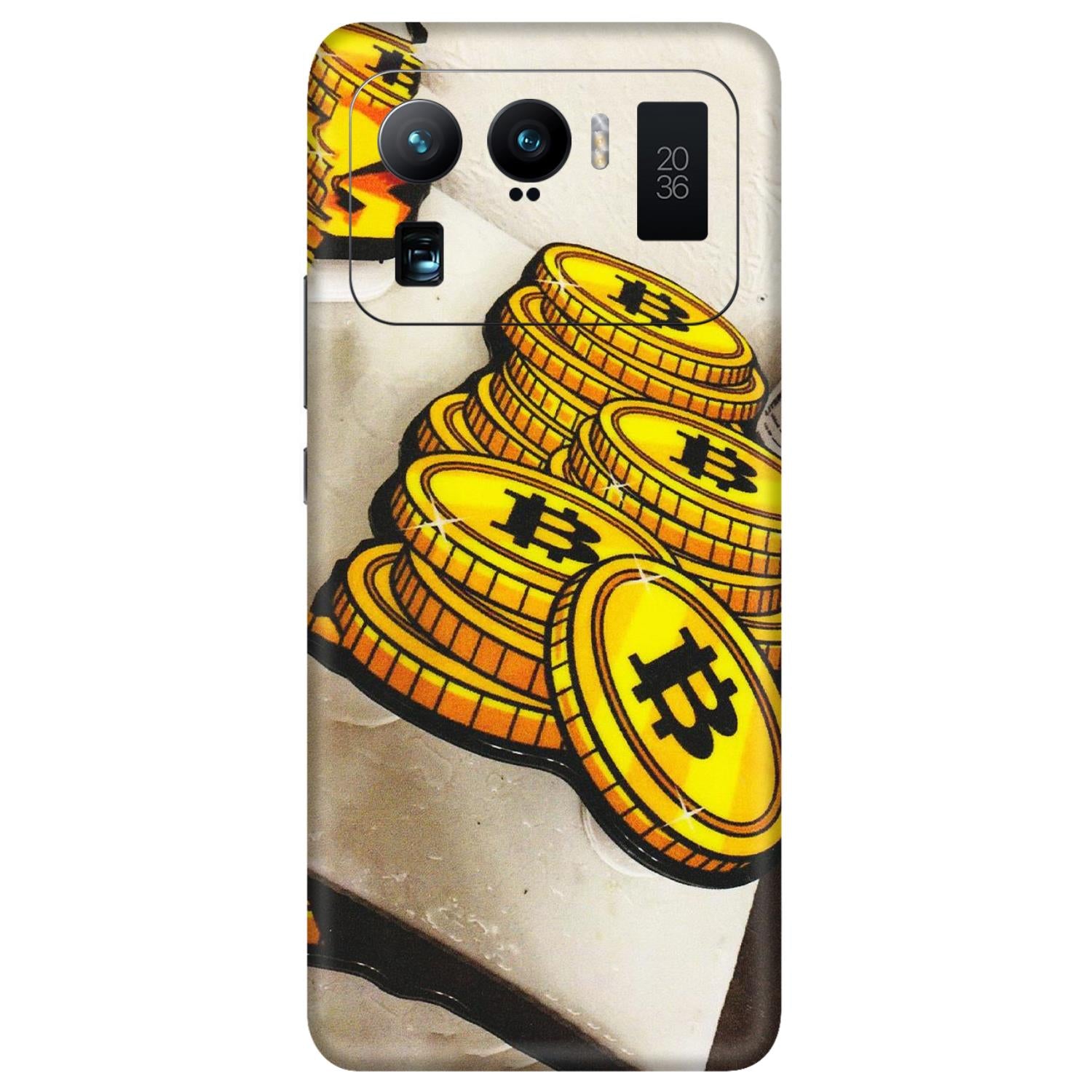 Xiaomi Redmi Phone Skins (All Models) - Billionaire Bitcoin Collection - Matte Finish (M-92) Mi 11 Ultra