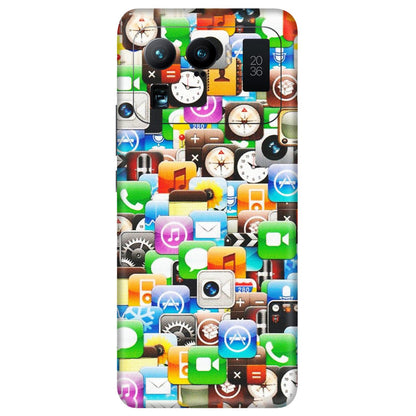 Xiaomi Redmi Phone Skins (All Models) - All Apple Icons - Matte Finish (M-93) Mi 11 Ultra