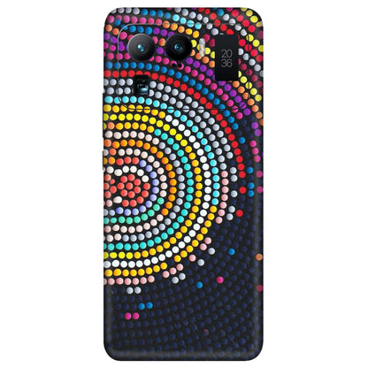 Xiaomi Redmi Phone Skins (All Models) - Rainbow Dot Mandala - Matte Finish (M-97) Mi 11 Ultra