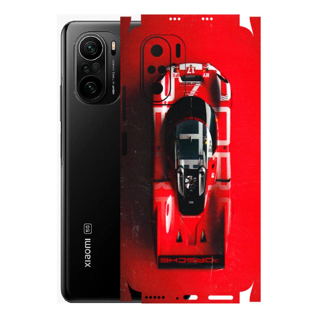 Xiaomi Redmi Phone Skins (All Models) - Red Porsche Car Logo - 3D Embossed Finish (L-315) Mi 11 X