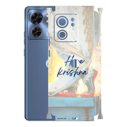 Motorola Phone Skins (All Models) - Hare Krishna - 3D Embossed Finish (L-03) Moto Edge 40 (5G)