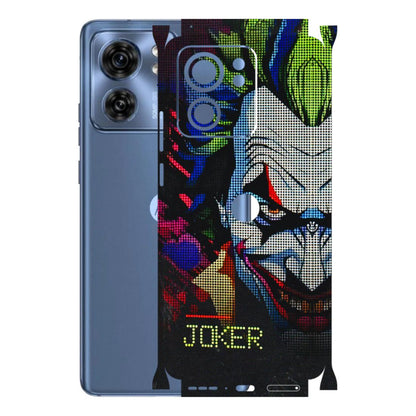 Motorola Phone Skins (All Models) - Joker Dot Matrix - 3D Embossed Finish (L-08) Moto Edge 40 (5G)