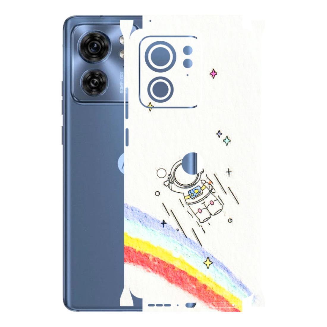 Motorola Phone Skins (All Models) - Milkyway Astronaut - 3D Embossed Finish (L-110) Moto Edge 40 (5G)