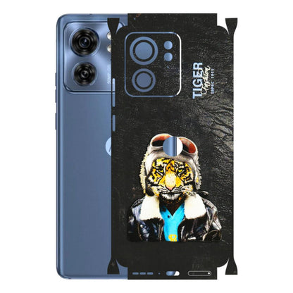 Motorola Phone Skins (All Models) - Rider Tiger - 3D Embossed Finish (L-113) Moto Edge 40 (5G)