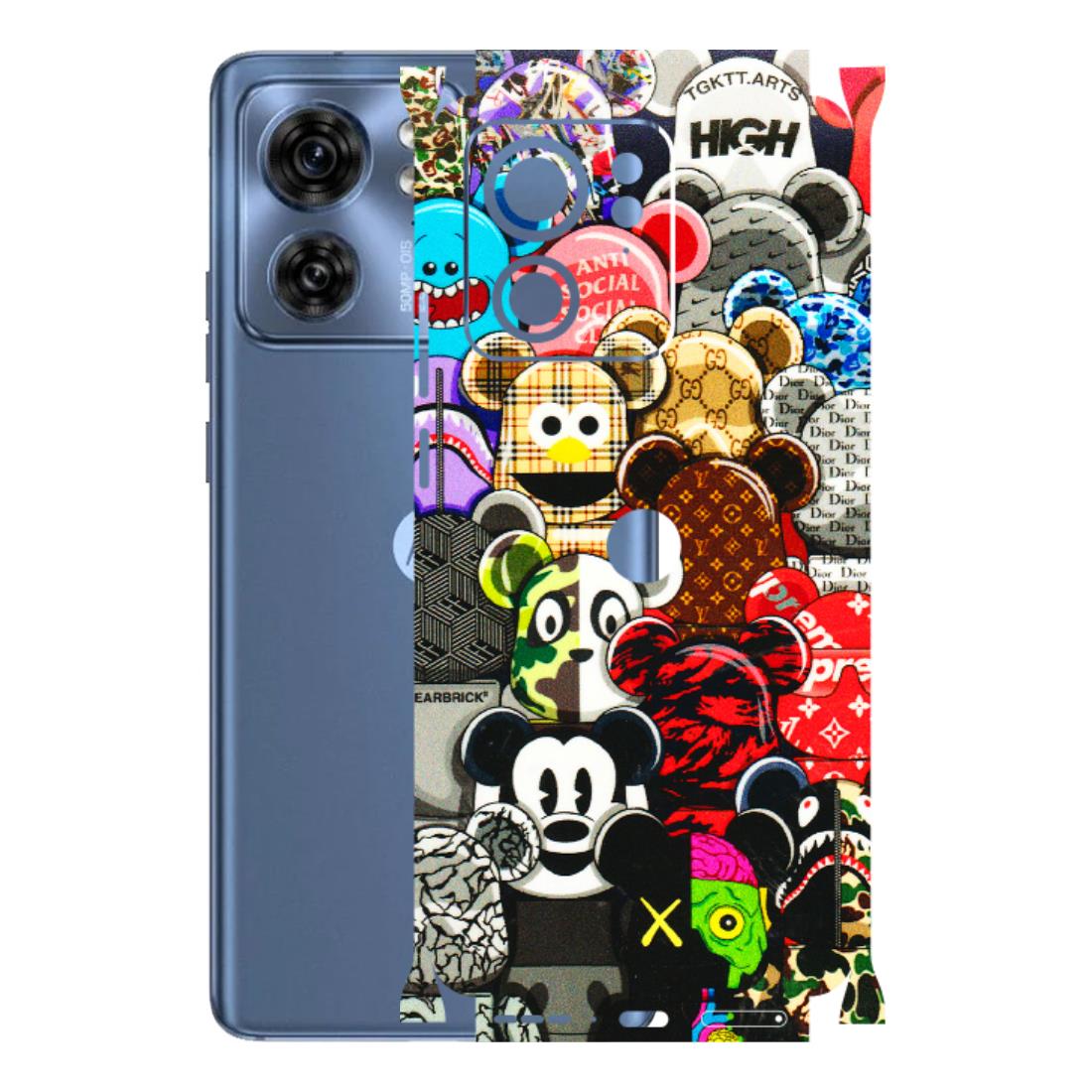 Motorola Phone Skins (All Models) - More Mickey Mouses - 3D Embossed Finish (L-118) Moto Edge 40 (5G)