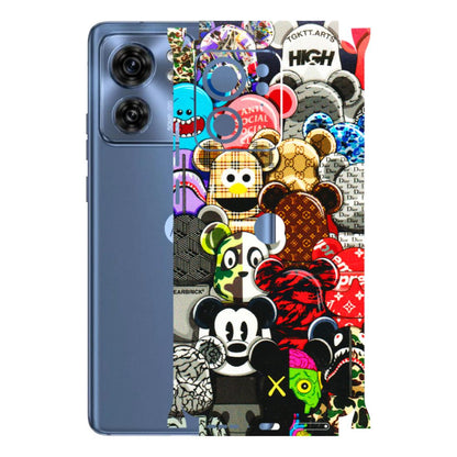 Motorola Phone Skins (All Models) - More Mickey Mouses - 3D Embossed Finish (L-118) Moto Edge 40 (5G)
