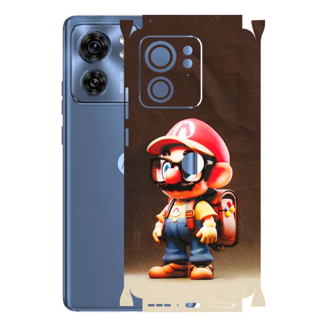 Motorola Phone Skins (All Models) - Little Mario - 3D Embossed Finish (L-119) Moto Edge 40 (5G)