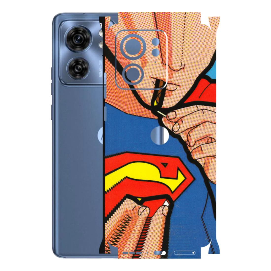 Motorola Phone Skins (All Models) - Superman Sutta - 3D Embossed Finish (L-130) Moto Edge 40 (5G)