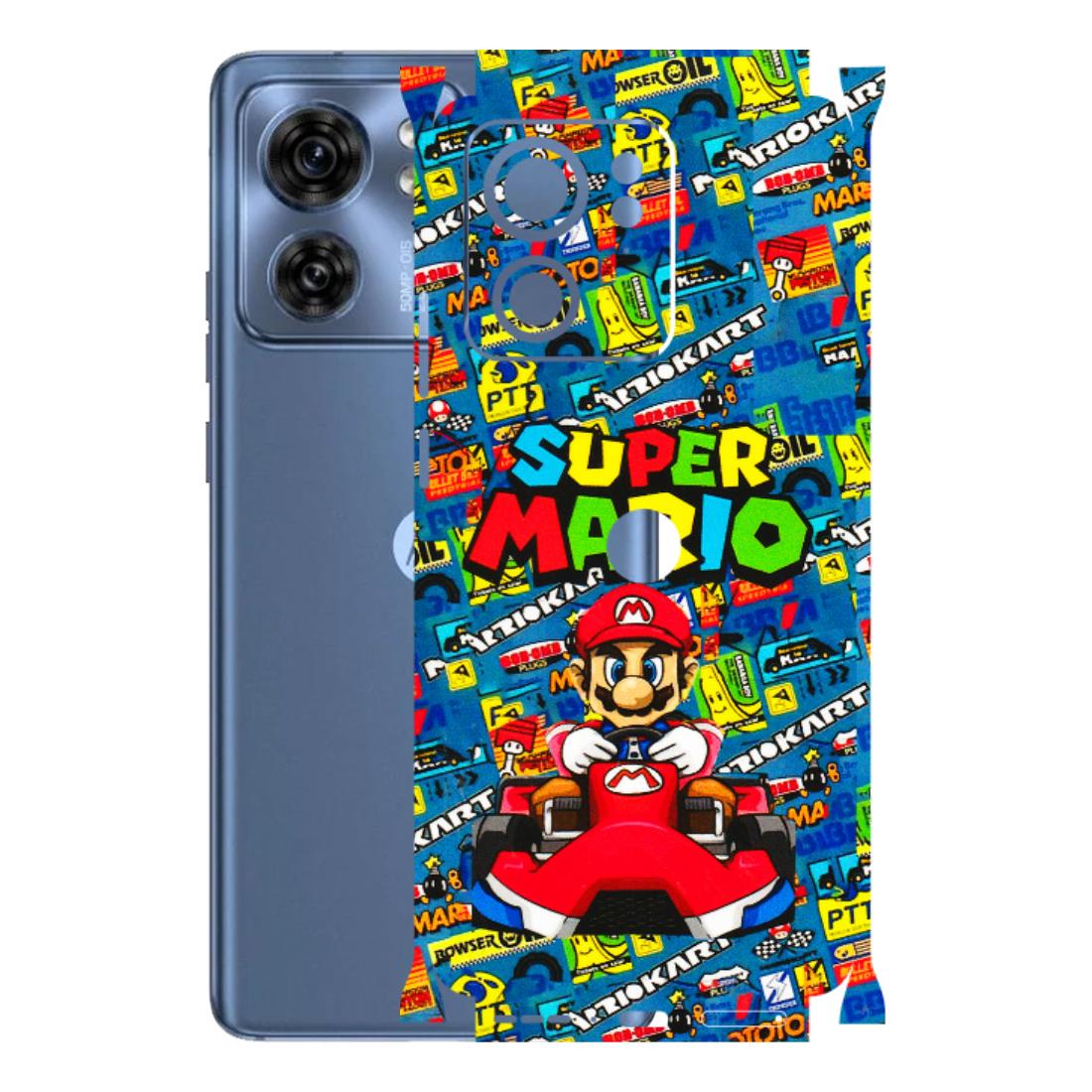 Motorola Phone Skins (All Models) - Super Mario Kart - 3D Embossed Finish (L-140) Moto Edge 40 (5G)