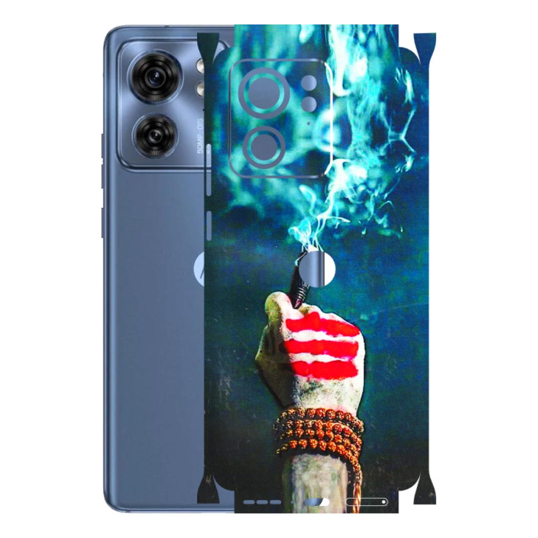 Motorola Phone Skins (All Models) - Mahadev Bhakt - 3D Embossed Finish (L-146) Moto Edge 40 (5G)