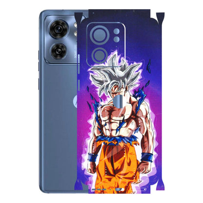 Motorola Phone Skins (All Models) - Goku Purple Anime - 3D Embossed Finish (L-147) Moto Edge 40 (5G)