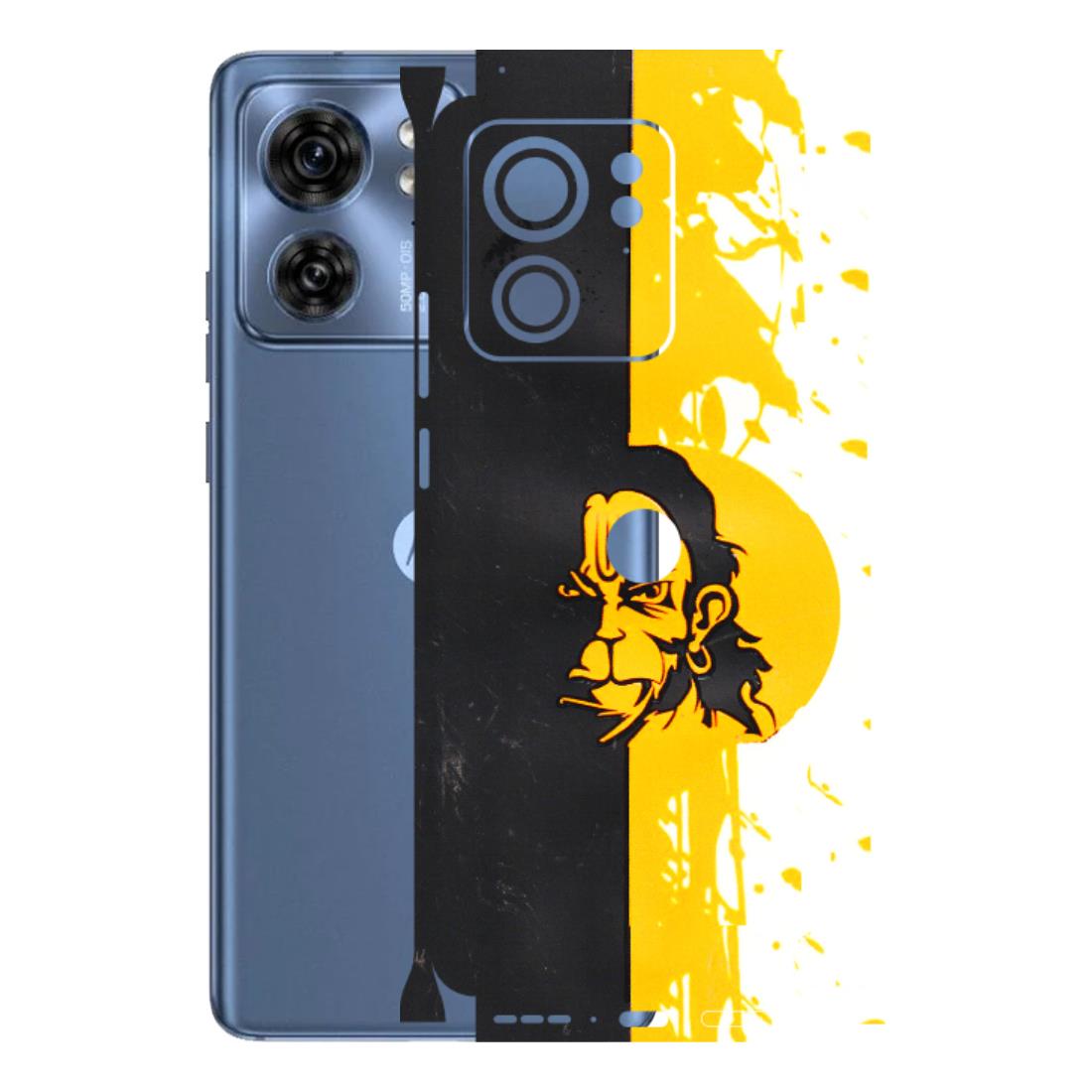 Motorola Phone Skins (All Models) - Bajrangbali - 3D Embossed Finish (L-151) Moto Edge 40 (5G)