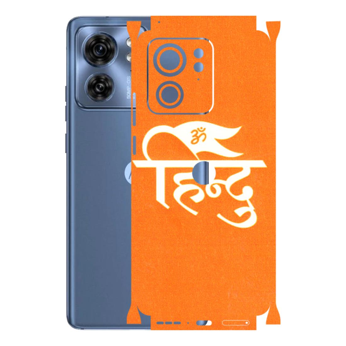 Motorola Phone Skins (All Models) - Hindu Kesari - 3D Embossed Finish (L-154) Moto Edge 40 (5G)